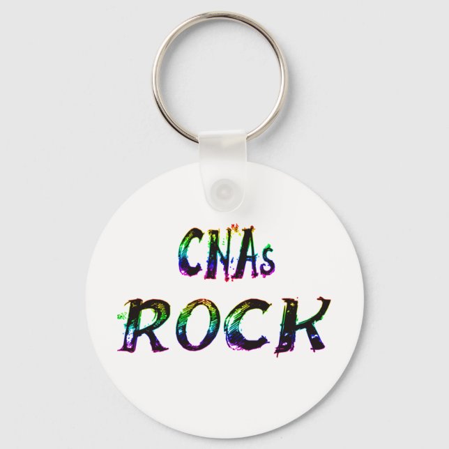 CNAs ROCK COLOR Key Ring (Front)