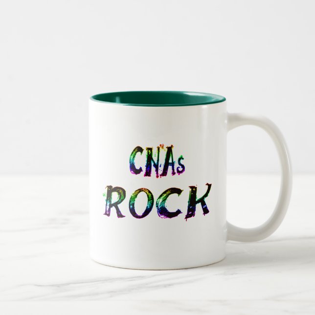 CNAs ROCK COLOR Two-Tone Coffee Mug (Right)