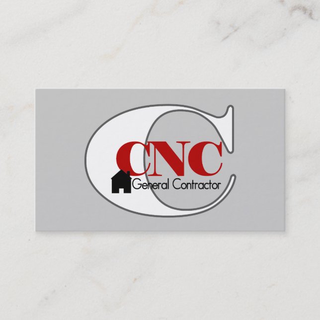 CNC General Contractor Business Card (Front)