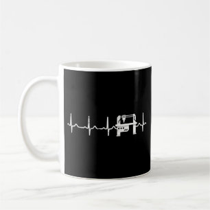 CNC Machinist Heartbeat Coffee Mug