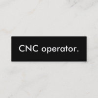 cnc operator.