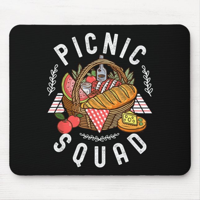 Cnic Squad Funny Family Reunion Friends Cnicking Q Mouse Pad (Front)