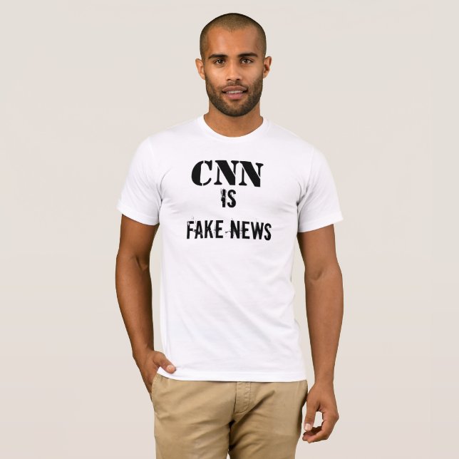 CNN is FAKE NEWS T-shirt (Front Full)