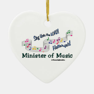 Cnotes Minister of Music Ceramic Tree Decoration