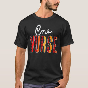 Cns Nurse Plaid Red Love Heart Stethoscope Rn Nurs T-Shirt