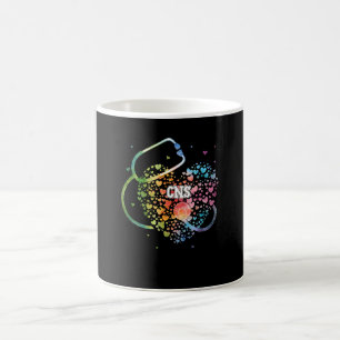 Cns Nurse Watercol Love Heart Stethoscope Scrub Rn Coffee Mug