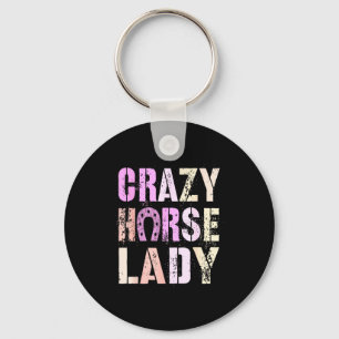 Cny 2026 Crazy Horse Lady Powered Lunar Energy Cny Key Ring