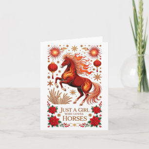 Cny 2026 Year Of Horse Lunar Life Zodiac Riding En Card
