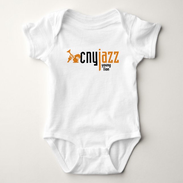 CNY Jazz Young Lion Baby Tee (Front)
