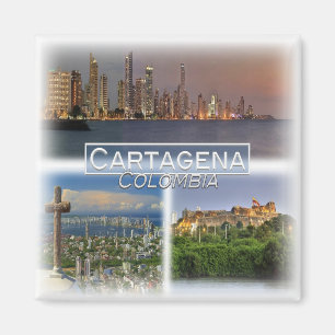 CO0014 America, Colombia, Cartagena, Fridge Magnet