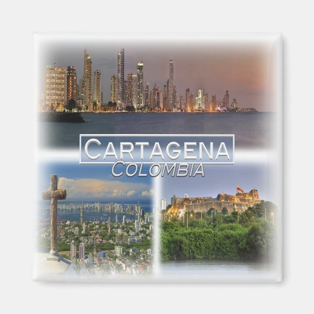 CO0014 America, Colombia, Cartagena, Fridge  Magnet (Front)