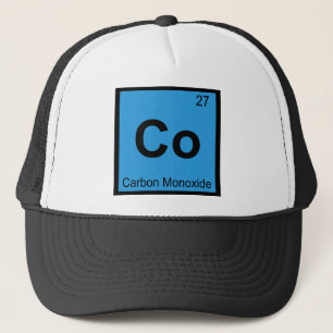 Co - Carbon Monoxide Chemistry Periodic Table Trucker Hat