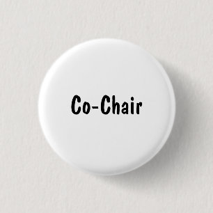 Co-Chair 3 Cm Round Badge