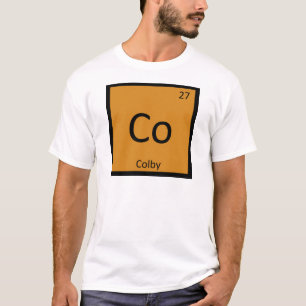 Co - Colby Cheese Chemistry Periodic Table Symbol T-Shirt