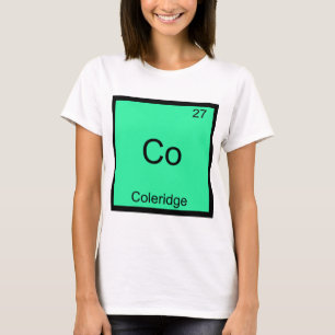 Co - Coleridge Funny Chemistry Element Symbol Tee