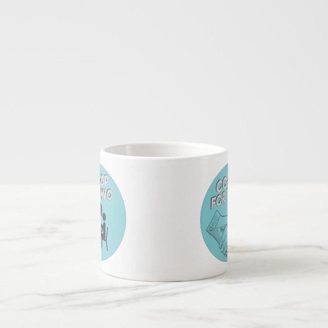 Co-op for Two - Small 6oz espresso mug (Front)
