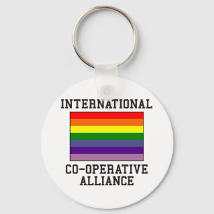 Co-operative Alliance Flag Key Ring