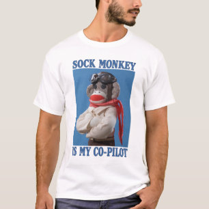 Co-Pilot Monkey T-Shirt
