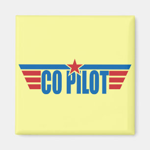 Co-Pilot Wings Badge - Aviation Magnet