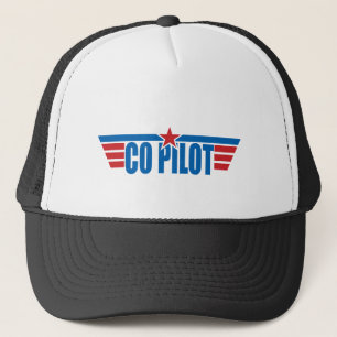Co-Pilot Wings Badge - Aviation Trucker Hat