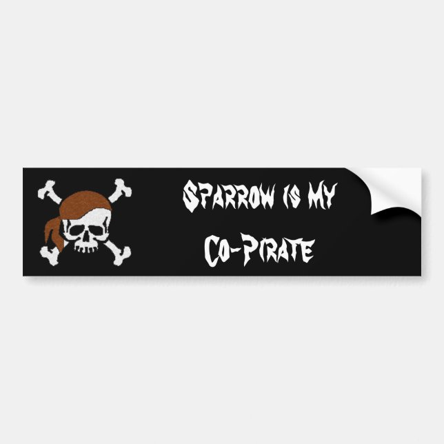 Co-Pirate Bumper Sticker (Front)