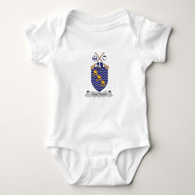 Co. Waterford Know Your County, Know Your Team Baby Bodysuit (Front)