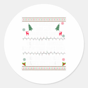 Co-workers Are Like Christmas Lights They Hang Tog Classic Round Sticker