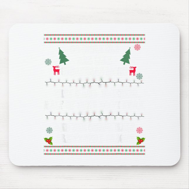Co-workers Are Like Christmas Lights They Hang Tog Mouse Pad (Front)