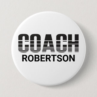 Coach 7.5 cm round badge