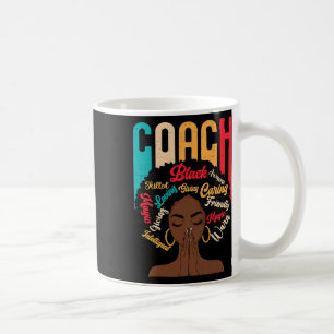 Coach Afro African American Women Black History Mo Coffee Mug