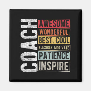 Coach Awesome Wonderful Best Cool Motivational Coa Magnet