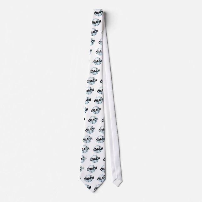 Coach Baseball Tie (Front)