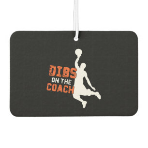Coach Basketball Car Air Freshener