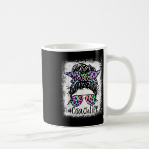 Coach Bleached Tie Dye Leopard Messy Bun Back To S Coffee Mug