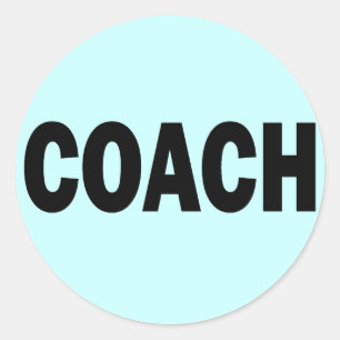 COACH CLASSIC ROUND STICKER