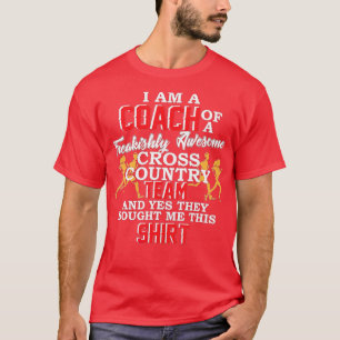 Coach Cross Country  jogger track running funny gi T-Shirt