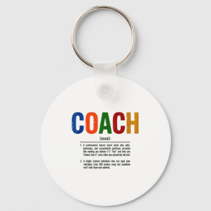 Coach Definition Coaches Gift Team Srts Tank Top Key Ring
