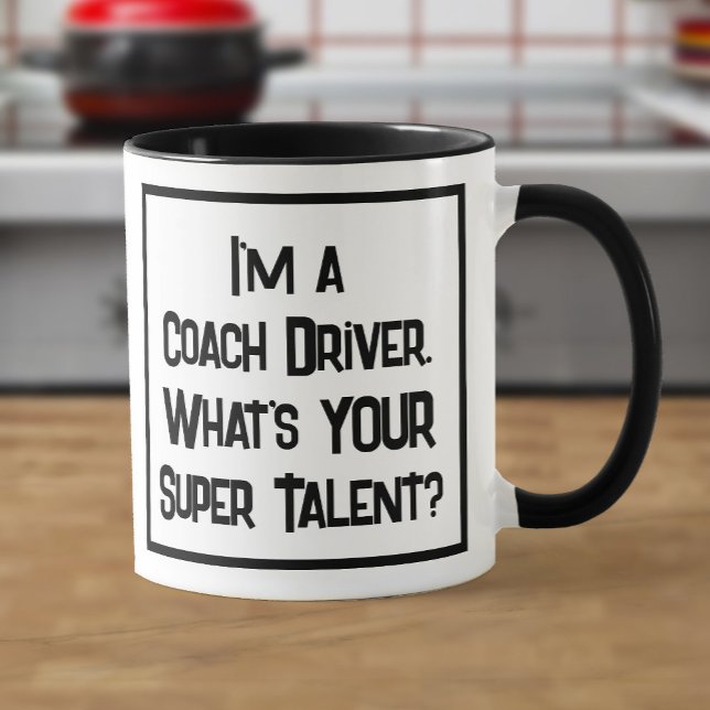 Coach Driver Super Talent. Two Tone Coffee Mug (Creator Uploaded)