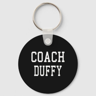 Coach Duffy Custom Footbyll Soccer Bysebyll Team Key Ring