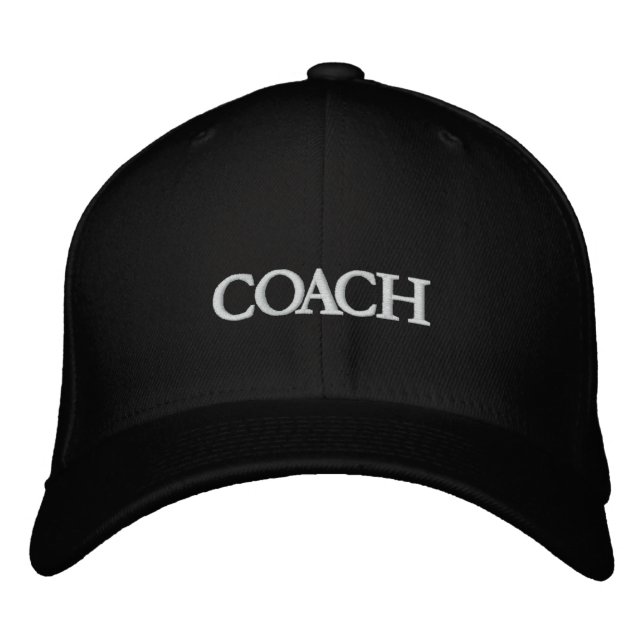 COACH EMBROIDERED HAT (Front)