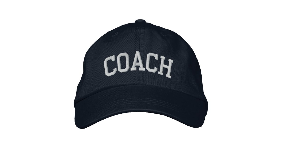 COACH EMBROIDERED HAT | Zazzle