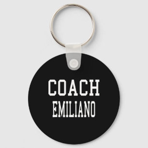Coach Emiliano Custom Footbyll Soccer Bysebyll Tea Key Ring