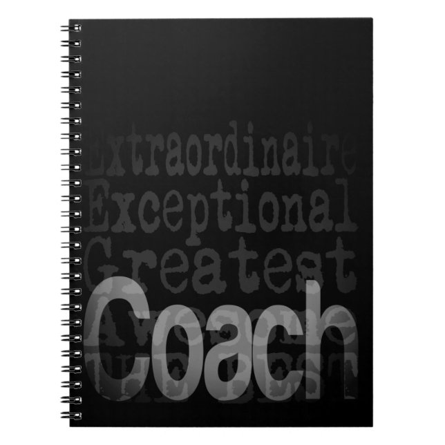 Coach Extraordinaire Notebook (Front)