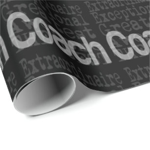 Coach Extraordinaire Wrapping Paper