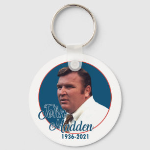 Coach John Madden Key Ring