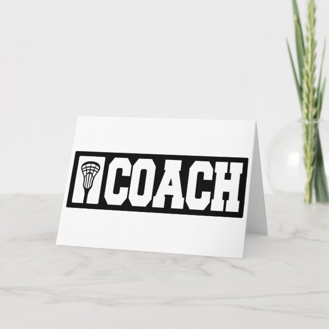 Coach - Lacrosse Coach Card (Front)