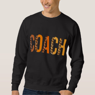 Coach leopard Squad Cute Fall Autumn Lovers Thanks Sweatshirt