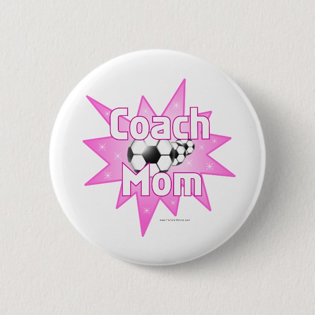 Coach Mum 6 Cm Round Badge (Front)