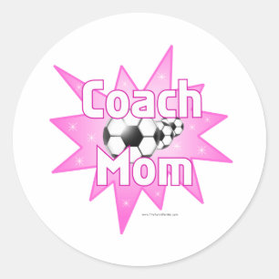Coach Mum Classic Round Sticker