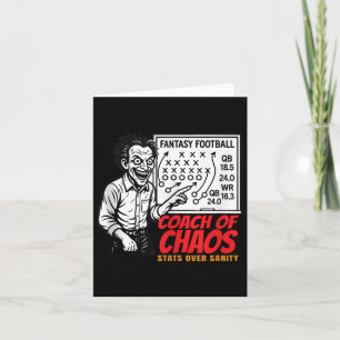 Coach Of Chaos Stats Over Sanity Fantasy Football Card